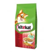 Kitekat Полнорационный сухой корм для кошек с говядиной и овощами (на развес)